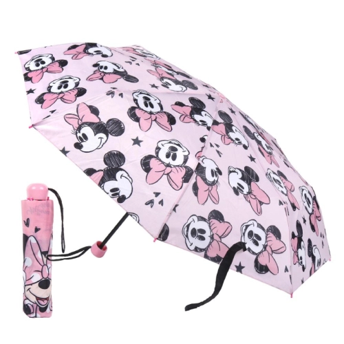 Детски розов сгъваем чадър Minnie Mouse | PAT34570