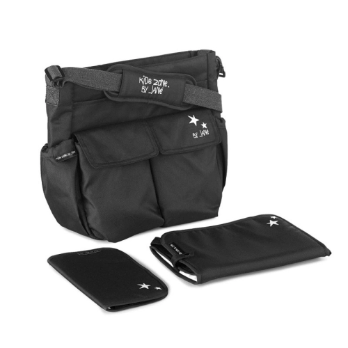 Черна чанта за бебешка количка Mama Bag с аксесоари | PAT34618