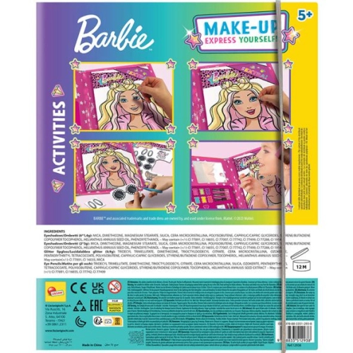 Детски скечбук с гримове Barbie Make-up Express yourself | PAT34817