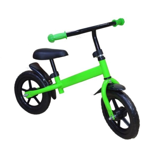 Детско зелено метално баланс колело  | PAT34846