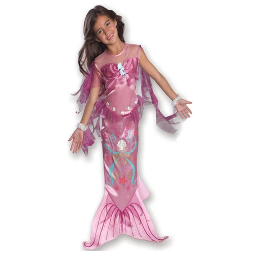 Детски розов карнавален костюм Русалка Размер M  | PAT34906