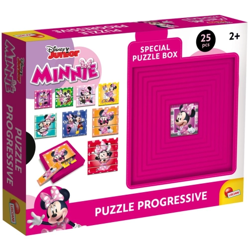 Детски прогресиращи пъзели Minnie Mouse 8 пъзела x 25 части | PAT34985