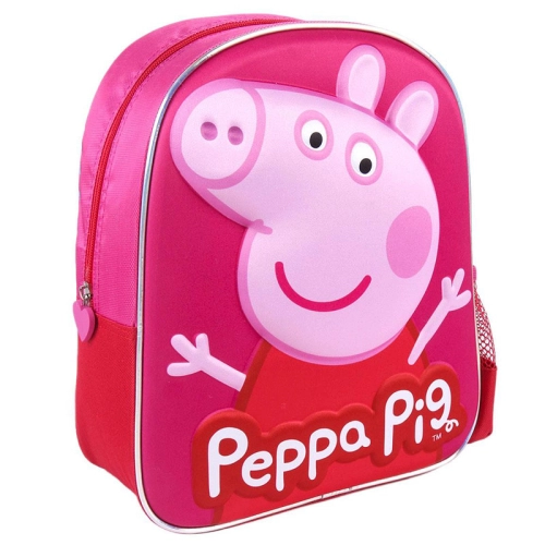 Детска розова раница за градина Peppa Pig 3D 25х31 см | PAT35126