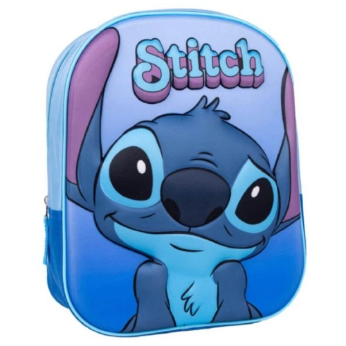 Детска синя раница за градина 3d Stitch blue | PAT35160
