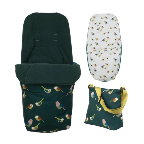Комплект бебешко чувалче за крака и чанта Birdland | PAT35183