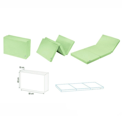 Зелен сгъваем матрак за бебешко легло Ressi 120x60 cm | PAT35342
