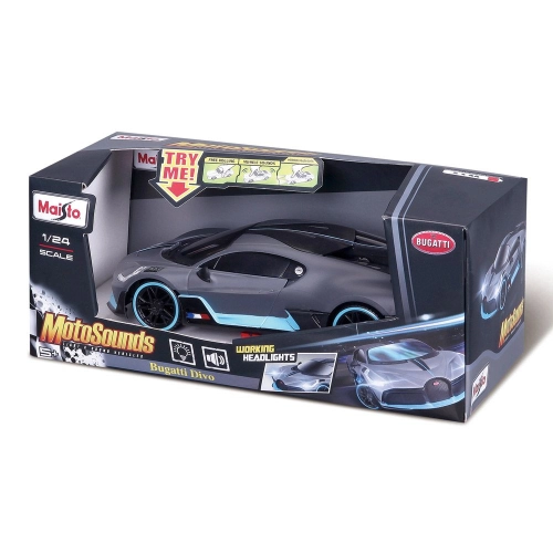 Детска играчка кола със звуци Bugatti Divo MotoSounds 1:24 | PAT35504