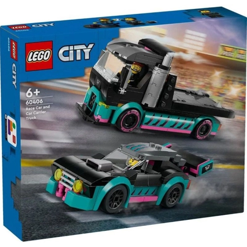 Детски конструктор City Състезателна кола и камион автовоз | PAT35555