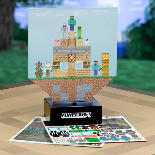 Детски комплект Направи си сам лампа Minecraft Build a Level | PAT35676