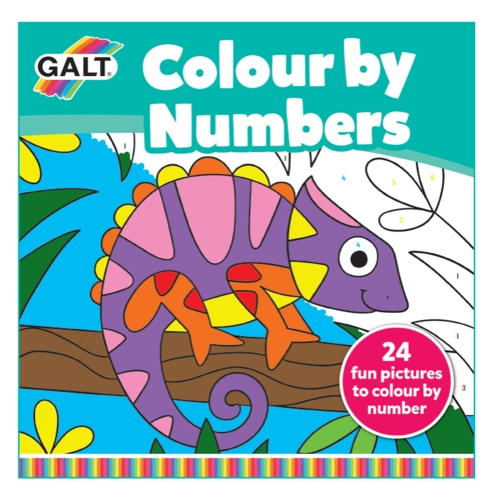 Детска занимателна книжка Оцветявай по номера | PAT35690