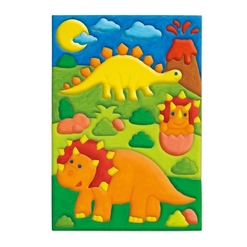 Детски комплект за рисуване на релефна картина Динозаври | PAT35691