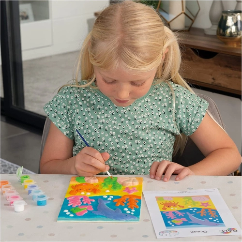 Детски комплект за рисуване на релефна картина Океан | PAT35692