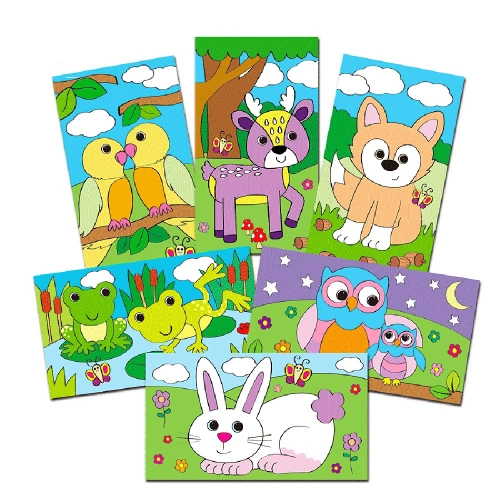 Детски комплект Рисувай със скреч картиин животни | PAT35697