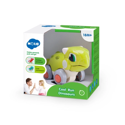 Бебешка инерционна играчка Бързият зелен динозавър | PAT35702