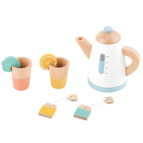 Детски дървен комплект за чай с кана | PAT35717