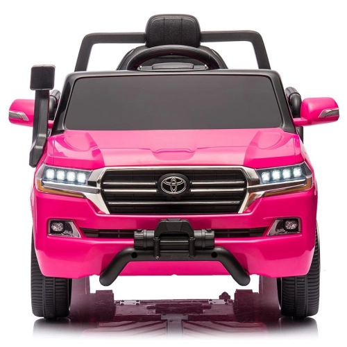 Детски розов акумулаторен джип Toyota Land Cruiser  - 2