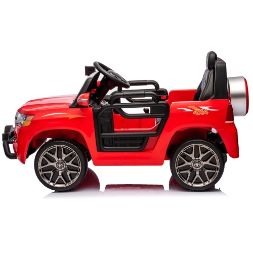Детски червен акумулаторен джип Toyota Land Cruiser  - 2