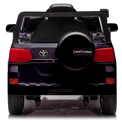 Детски черен акумулаторен джип Toyota Land Cruiser  - 3