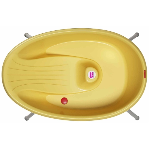 Комплект жълта бебешка вана и стойка Бела | PAT36006