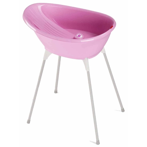 Комплект розова бебешка вана и стойка Бела | PAT36009