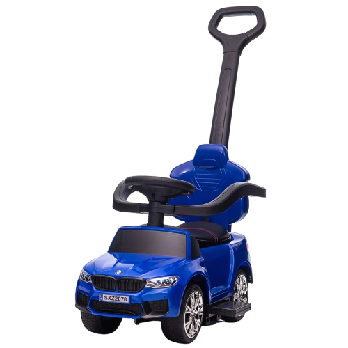 Детска синя кола за яздене BMW | PAT36021
