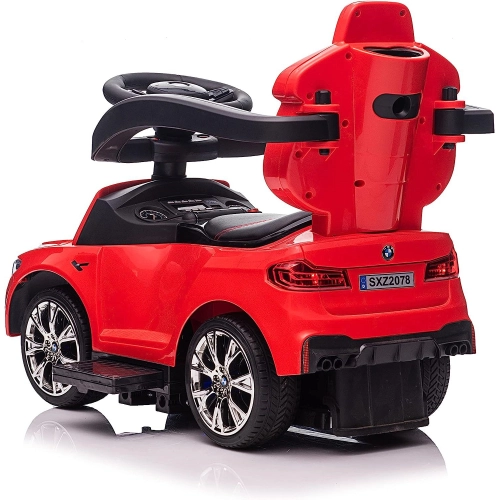 Детска червена кола за яздене BMW | PAT36023