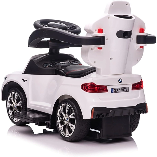 Детска бяла кола за яздене BMW | PAT36024
