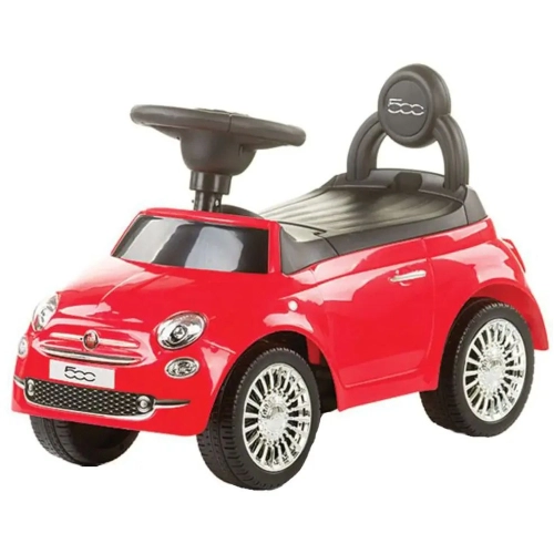 Детска червена количка за яздене Фиат 500 | PAT36029