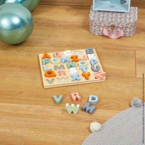 Детски дървен образователен азбучен пъзел Sweet Cocoon  | PAT36068