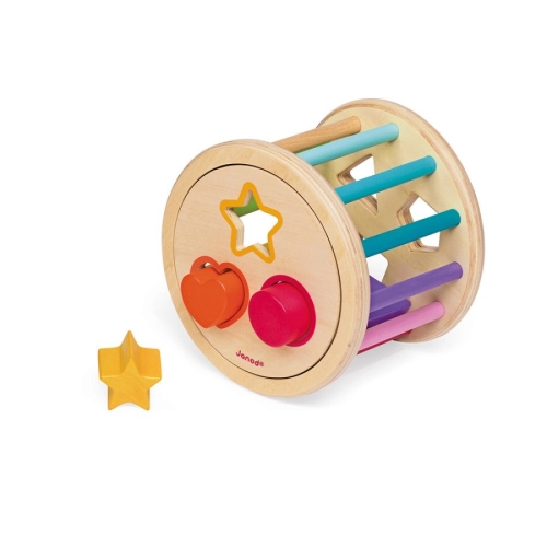 Бебешка образователна играчка Барабан за сортиране на форми | PAT36093