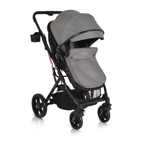 Бебешка сива комбинирана количка Raffaello | PAT36169