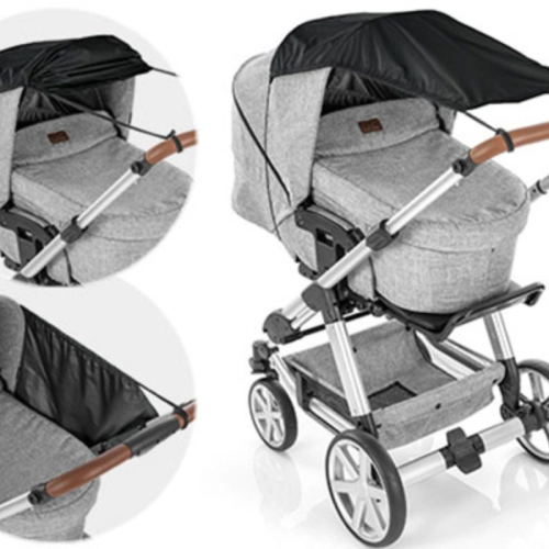Сенник за бебешка количка ShineSafe Сив меланж | PAT36251