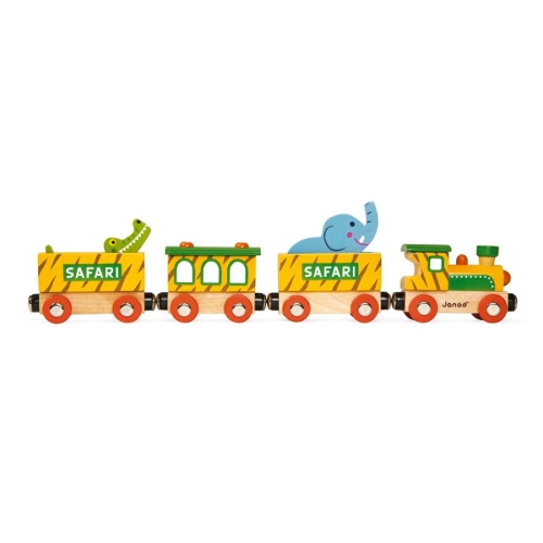 Детска дървена играчка Story Влак Сафари | PAT36274
