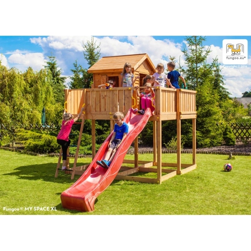 Детска площадка с къщичка с пързалка My Space XL | PAT36281