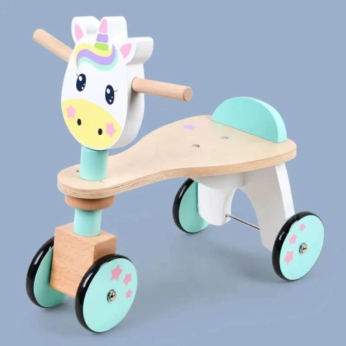 Детски дървен кракомобил Еднорог | PAT36342