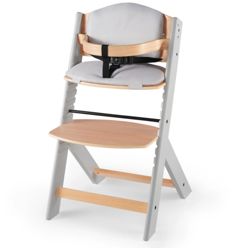 Детски сиво столче за хранене Enock с възглавница | PAT36495