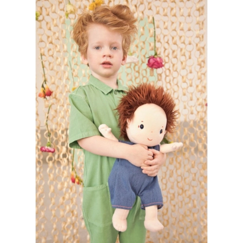 Детска играчка Кукла Чарли с гащеризон, памперс и шише | PAT36508