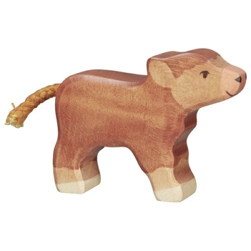 Детска дървена ръчно изработена фигурка Малко говедо | PAT36538