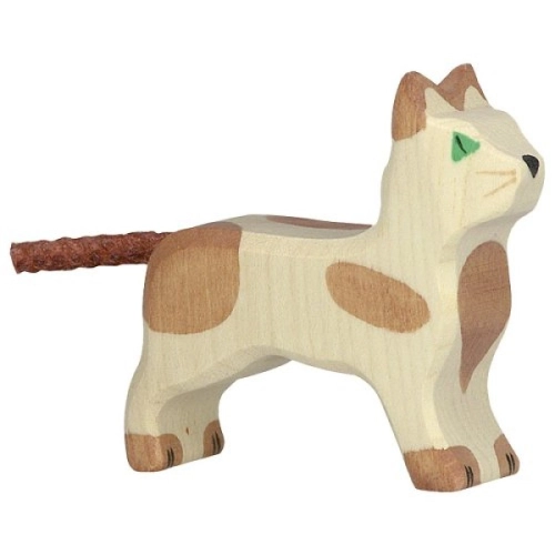 Детска ръчно изработена фигурка Малка изправена котка | PAT36543