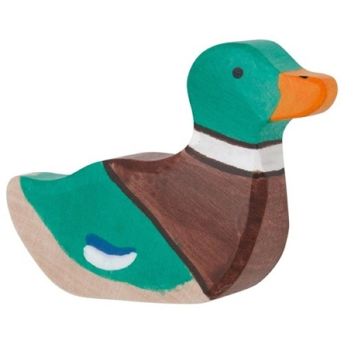 Детска дървена ръчно изработена фигурка Плаващ паток | PAT36557