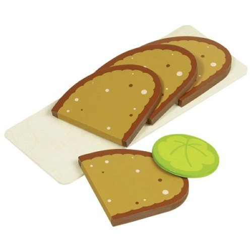 Детски комплект Нарязан хляб, 4 филии, 1 листо от маруля | PAT36590