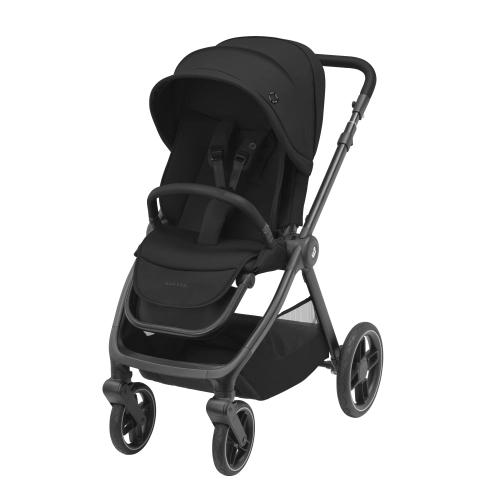 Бебешка комбинирана черна количка Oxford Essential Black | PAT36604