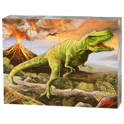Детски дървени кубчета Динозаври | PAT36660
