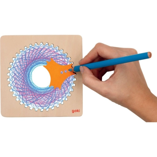 Детски инструмент за създване на цветни композиции Спирограф | PAT36679