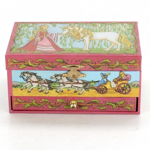 Детска музикална кутия с чекмедже конче | PAT36691