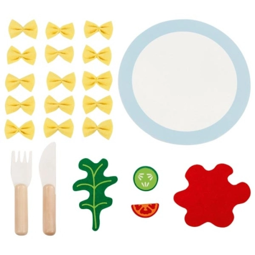 Детски комплект за игра Паста с чиния и прибори за хранене | PAT36712