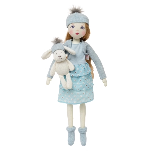 Детска играчка Парцалена кукла Pompon със зайче | PAT36790