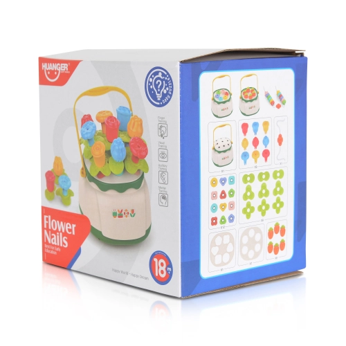 Бебешка образователна играчка Сортер и низанка Цвете | PAT36808