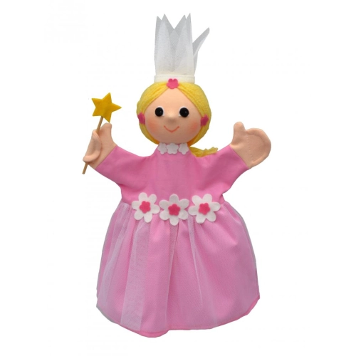 Детска розова кукла за театър Феята на цветята 34 см. | PAT37095