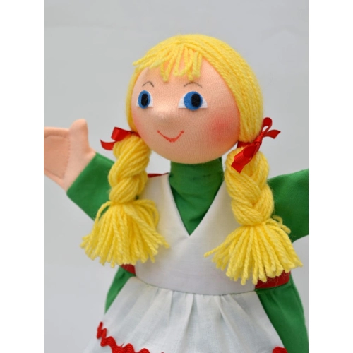 Детска кукла за театър Момиче Гретел 27 см. | PAT37119